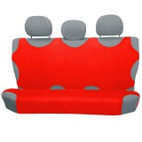 Autófejlesztés Trikóhuzat bolyhos pamut hátsó ülésre piros