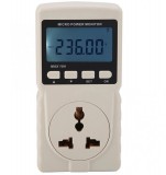 E-Zone Digitális Fogyasztásmérő MP, maximum 2200W, fehér