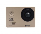 E-Zone WiFi-s Sportkamera, H-16-4, 12MP akciókamera, FullHD video/60FPS, max.32GB TF Card, 30m-ig vízálló, A+ 170°, arany