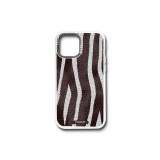 Mintás telefontok Zebra iPhone 13 Pro YooUp fehér kerettel