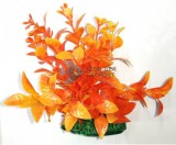 Narancssárga akváriumi műnövény 15 cm