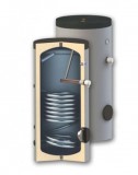 1000 literes 1 hőcserélős álló, indirekt SunSystem tároló fűtés és napkollektor bojler. Használati melegvíz tároló, üvegkerámia tartály HMV