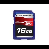 16GB SD HC memória kártya Silicon Power CL10 (SP016GBSDH010V10) - Memóriakártya