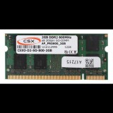 2GB 800MHz DDR2 Notebook RAM CSX (CSXO-D2-SO-800-2GB) (CSXO-D2-SO-800-2GB) - Memória