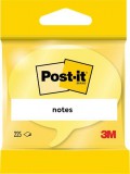 3M POSTIT Öntapadó jegyzettömb, szövegbuborék forma, 70x70 mm, 225 lap, sárga (LP2007SB)