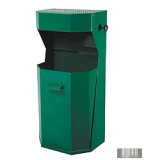 50 literes fém hulladékgyűjtő - zöld