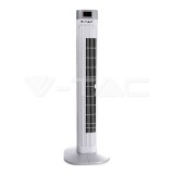 55W ventilátor torony digitális hőmérséklet kijelzővel és távirányítóval - 7900 V-TAC