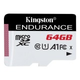 64 GB MicroSDXC Card Kingston High Endurance (Class 10, UHS-1 U1, A1)