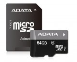 ADATA A-data 64gb microsdxc premier class 10 uhs-i + adapterrel ausdx64guicl10-ra1