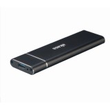Akasa M.2 SSD Alumínium merevlemez ház USB 3.1 Gen2 Fekete