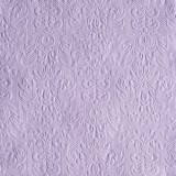 Ambiente Elegance lavender dombornyomott papírszalvéta 40x40cm,15db-os