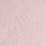 Ambiente Elegance Pearl Pink dombornyomott papírszalvéta 25x25cm,15db-os