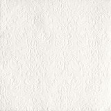 Ambiente Elegance white dombornyomott papírszalvéta 40x40cm,15db-os