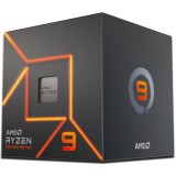 AMD AM5 Ryzen 9 7900 Box 4,0GHz MaxBoost 5,4GHz 12xCore 24xThreads 76MB 65W RGB Wraith Prism Cooler (100-100000590BOX) - Processzor