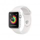 Apple Watch Series 3 GPS 42mm ezüst aluminiumtok fehér sportpánttal  (mtf22mp/a) (mtf22mp/a) - Okosóra