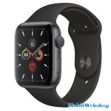 Apple Watch Series 5 44mm GPS - Space Grey Aluminium Case with Black Sport Band MWVD2
