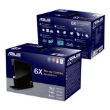 ASUS SBW-06D2X-U/BLK/G/AS  Blu-Ray külső DVD író dobozos fekete USB (SBW-06D2X-U/BLK/G/AS) - Optikai meghajtó