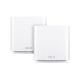 Asus ZenWiFi CT8 2 darabos fehér AC3000 Mbps Tri-band gigabit AiMesh mesh Wi-Fi router rendszer (CT8 2-PK WHITE) - Mesh rendszer