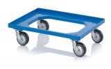 AUER Szállító Roller Gumikerekekkel Ro 64 Gu Fa kék