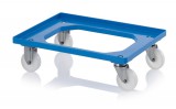 AUER Szállító Roller Polyamid Kerekekkel Ro 64 Pax Bo kék
