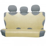 Autófejlesztés Trikóhuzat bolyhos pamut hátsó ülésre beige-bézs