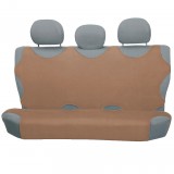 Autófejlesztés Trikóhuzat bolyhos pamut hátsó ülésre cappuccino barna