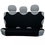Autófejlesztés Trikóhuzat bolyhos pamut hátsó ülésre fekete