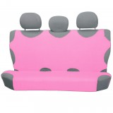 Autófejlesztés Trikóhuzat bolyhos pamut hátsó ülésre rózsaszín (pink)