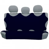 Autófejlesztés Trikóhuzat bolyhos pamut hátsó ülésre sötétkék