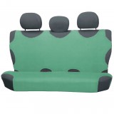 Autófejlesztés Trikóhuzat bolyhos pamut hátsó ülésre zöld