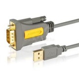 AXAGON ADS-1PQ USB 2.0 - soros RS-232 DB9 HQ aktív adapter (ADS-1PQ)