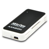 Axagon USB2.0 5 foglalatú külső kártyaolvasó fekete-fehér (CRE-X1) (CRE-X1) - Memóriakártya olvasó