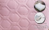 Baoly Gumis matracvédő lepedő 230x200 cm, Rózsaszín