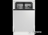 Beko DIS-35020 keskeny beépíthető mosogatógép, 10 terítékes, 5 program, E energiaosztály, fehér