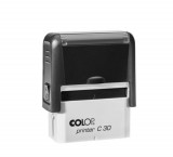 Bélyegző, COLOP Printer C 30, kék cserepárnával (IC1523007U)