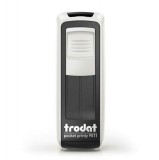 Bélyegző, TRODAT Pocket Printy 9511, fehér ház, fekete párnával (IT9511FE)