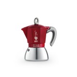 Bialetti moka 6946 induction piros 6 személyes indukciós kotyogós kávéf&#337;z&#337;