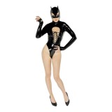Black Level Black Velvet - hosszúujjú Batwoman body (fekete)