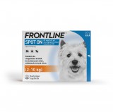 Boehringer Frontline® 67 mg/0,67 ml rácsepegtető oldat kutyáknak (S) külső élősködők ellen 2-10 kg-ig (3x0,67 ml)