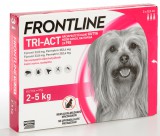 Boehringer Frontline Tri-Act rácsepegtető oldat 2-5 kg-os kutyáknak (3x 0,5 ml)