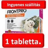 Boehringer Ingelheim 3 tablettánként : FRONTPRO® rágótabletta kutyáknak (2–4 kg) 11,3 mg; (1db tabletta ) . A fotó illusztráció