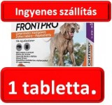 Boehringer Ingelheim 3 tablettánként : FRONTPRO® rágótabletta kutyáknak (>25–50 kg) 136 mg; 1db tabletta , a fotó illusztráció