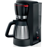 Bosch TKA5M253, 1.1L, 1000W, Termosz Kancsó, Fekete-Inox csepegtető kávéfőző