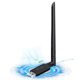 Carantee USB Wi-Fi Adapter, Vezeték Nélküli Wi-Fi Adapter, Fekete