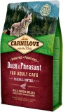 CarniLove Cat Adult Hairball Control kacsa- és fácánhússal (2 x 6 kg) 12 kg