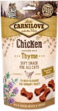 CarniLove Cat Semi Moist Snack csirkével és kakukkfűvel 50 g