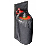 CarPassion Tűzoltókészülék tartó táska 1Kg-os készülékhez, tépőzáras fekete CP40200