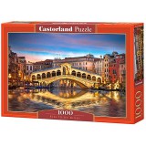 Castorland Rialto híd éjszaka 1000db-os puzzle (C-104215-2) (5904438104215) - Kirakós, Puzzle