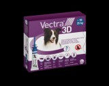 CEVA Vectra 3D M Spot-On - rácsepegtető oldat >10 - 25 kg-os kutyáknak (3x3,6 ml)