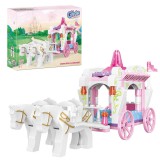 COGO Girls Princess lovaskocsiépítő játékkészlet